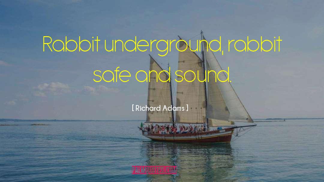 Safe And Sound quotes by Richard Adams