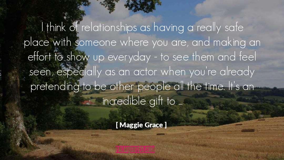 Safe Places quotes by Maggie Grace