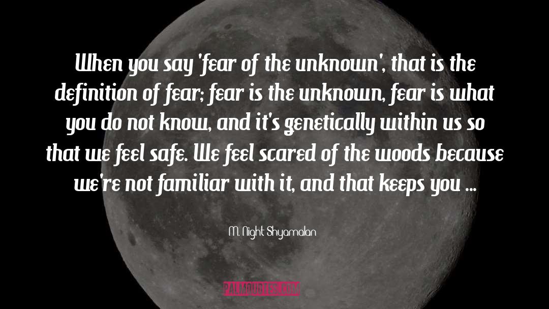 Safe quotes by M. Night Shyamalan