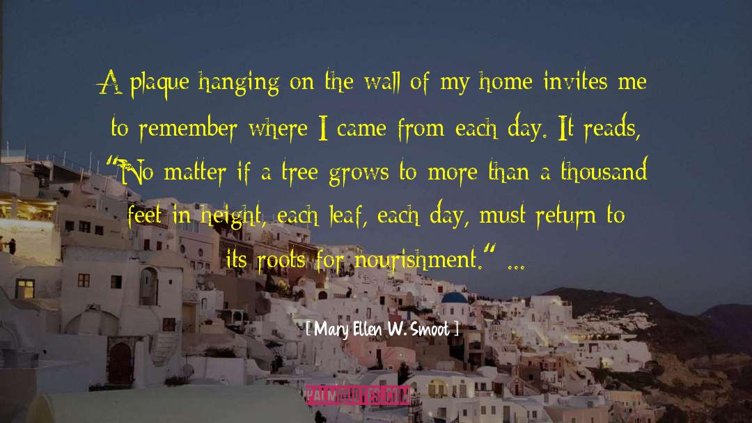 Safe Return Home quotes by Mary Ellen W. Smoot