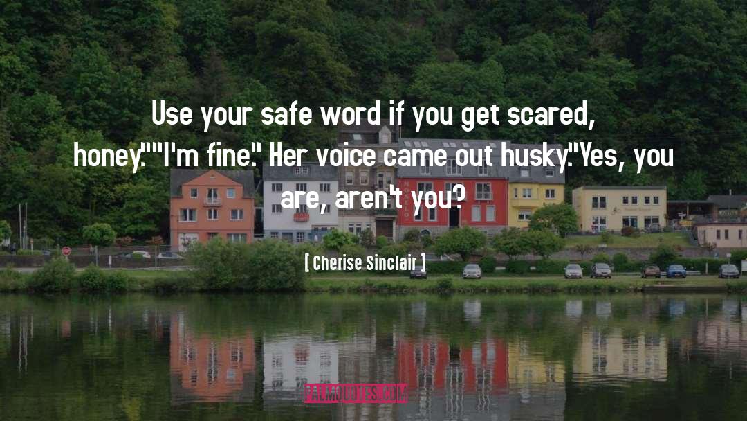Safe Word quotes by Cherise Sinclair
