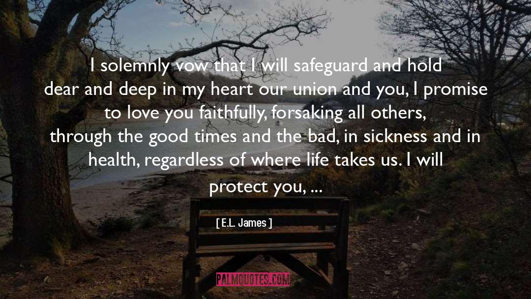 Safeguard quotes by E.L. James