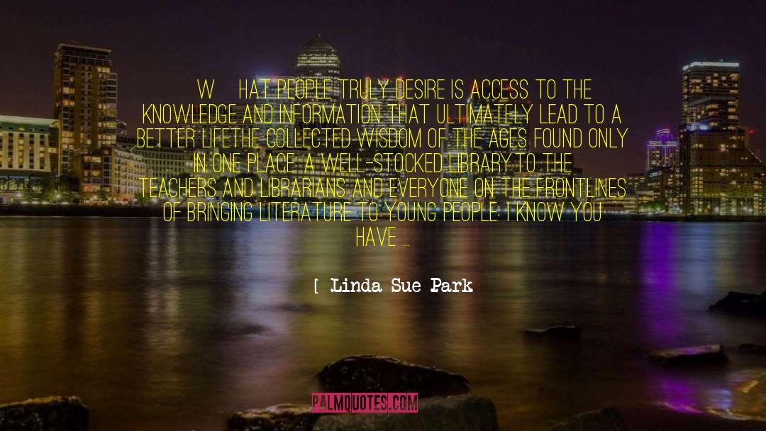 Safeguarding quotes by Linda Sue Park