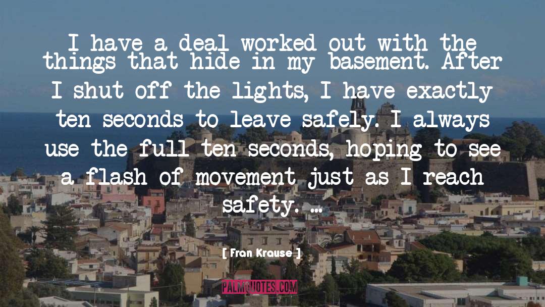 Safely quotes by Fran Krause