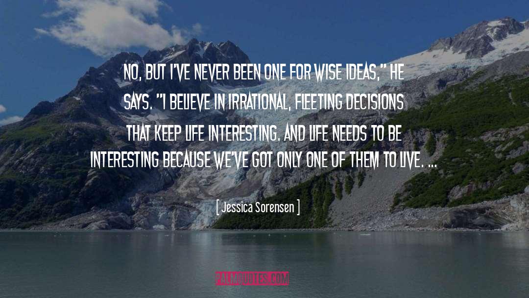 Safer Decisions quotes by Jessica Sorensen