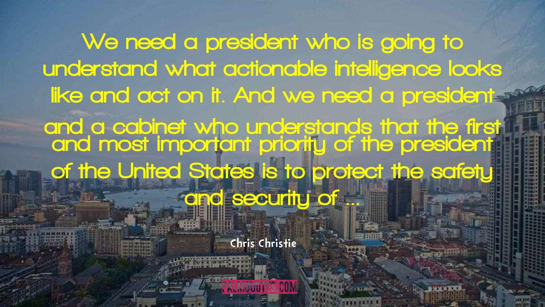 Safety And Security quotes by Chris Christie