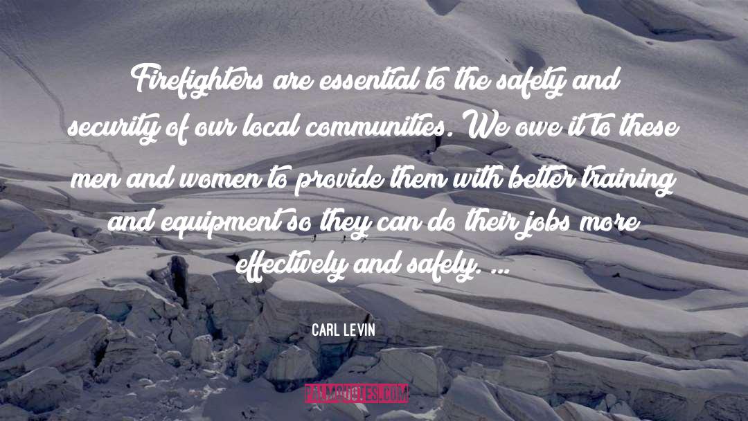 Safety And Security quotes by Carl Levin