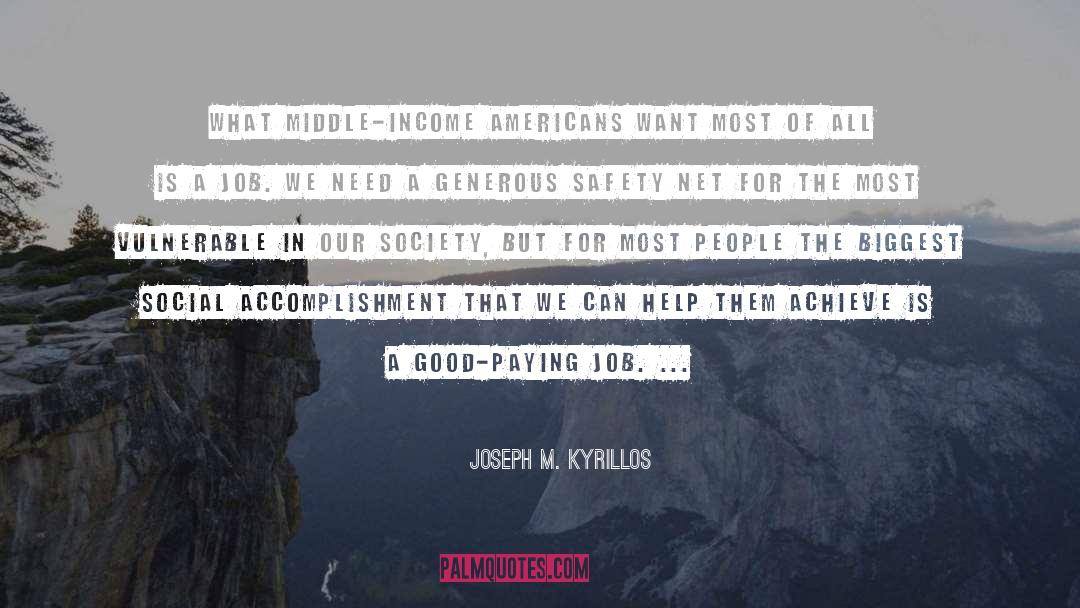 Safety Net quotes by Joseph M. Kyrillos