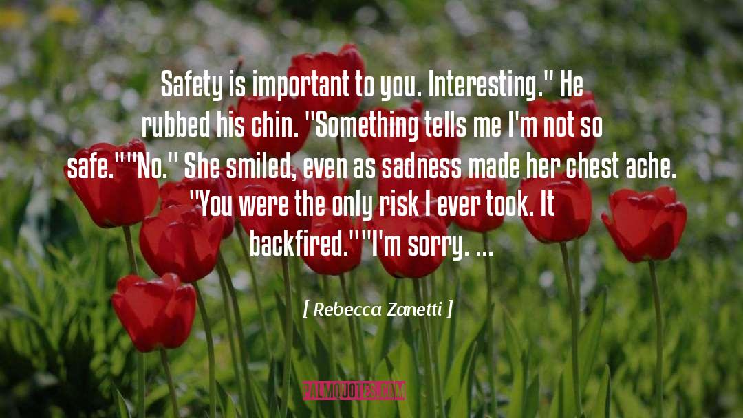 Safety Zone quotes by Rebecca Zanetti