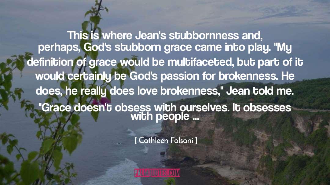 Sagged Jeans quotes by Cathleen Falsani