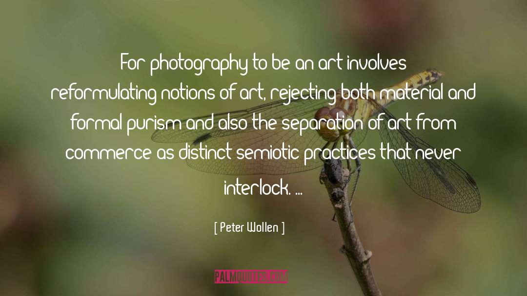 Sagherian Photography quotes by Peter Wollen