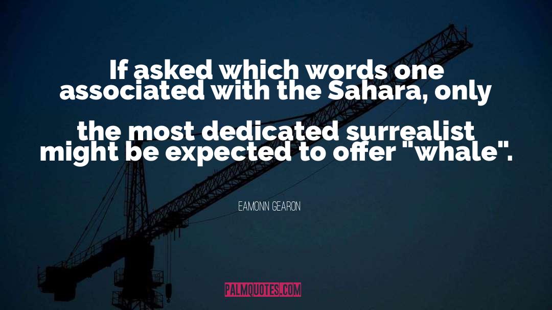 Sahara quotes by Eamonn Gearon