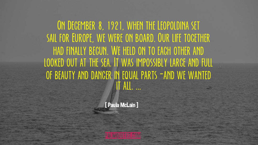 Sail quotes by Paula McLain