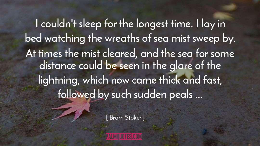 Sailing And The Sea quotes by Bram Stoker