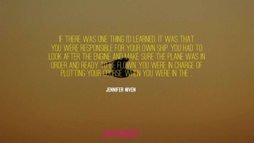 Sailing Your Own Ship quotes by Jennifer Niven