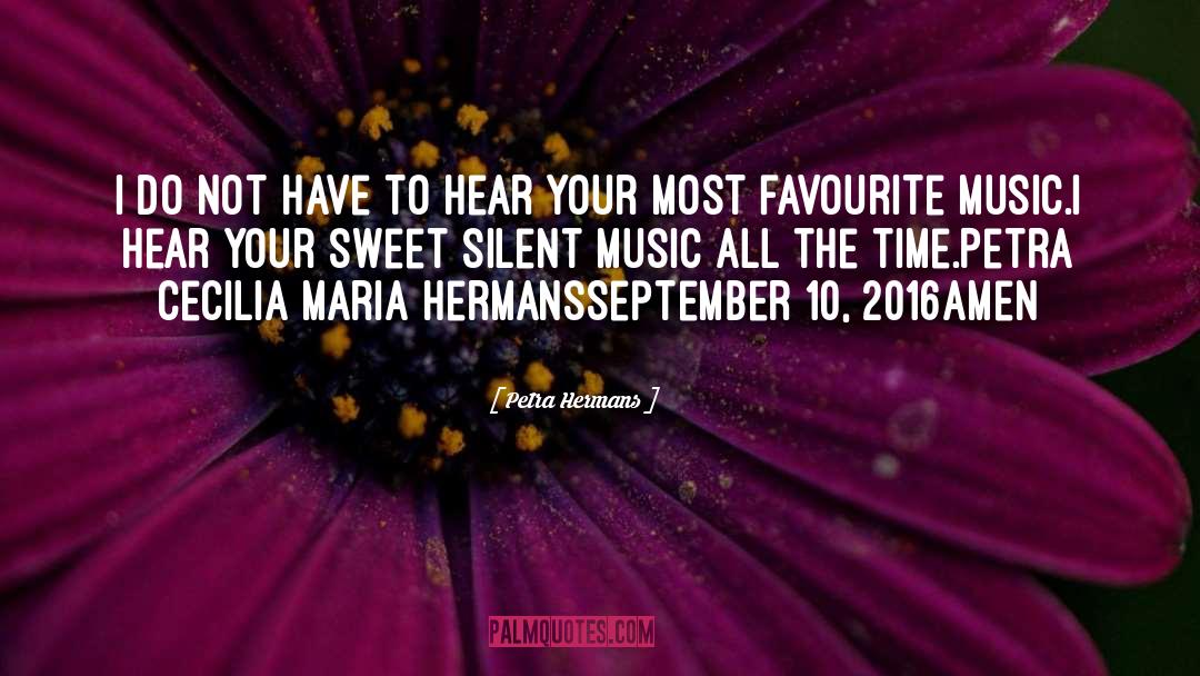 Saint Cecilia Music quotes by Petra Hermans