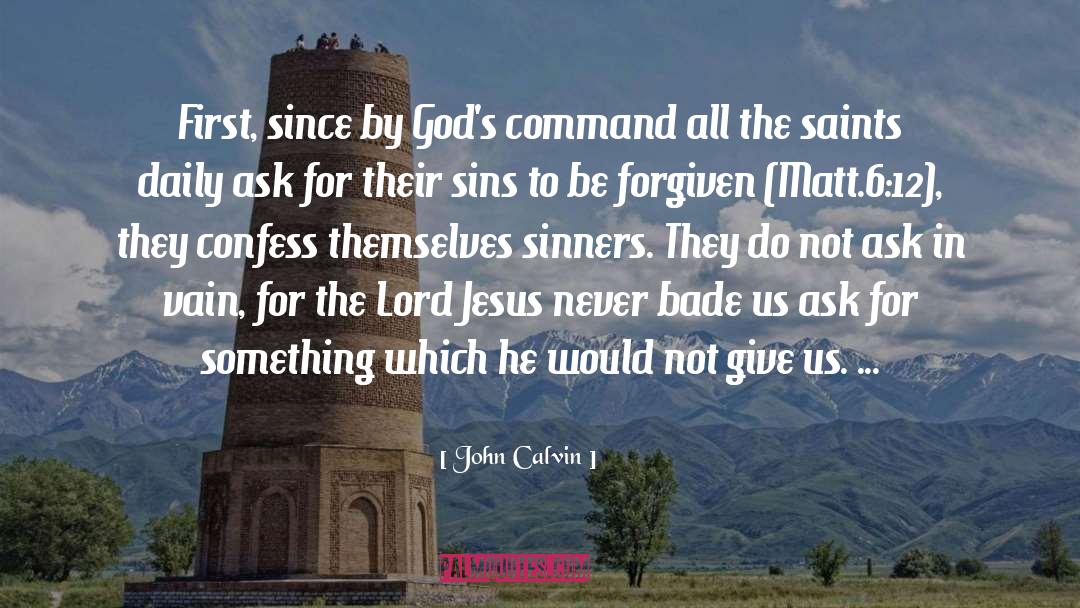 Saints In Slime quotes by John Calvin