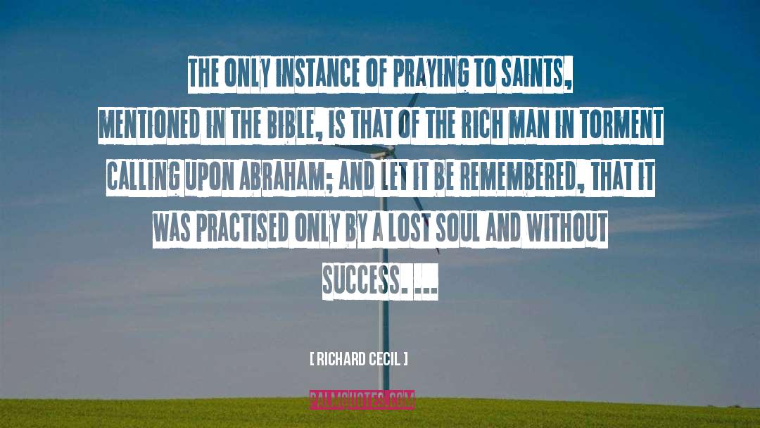 Saints quotes by Richard Cecil