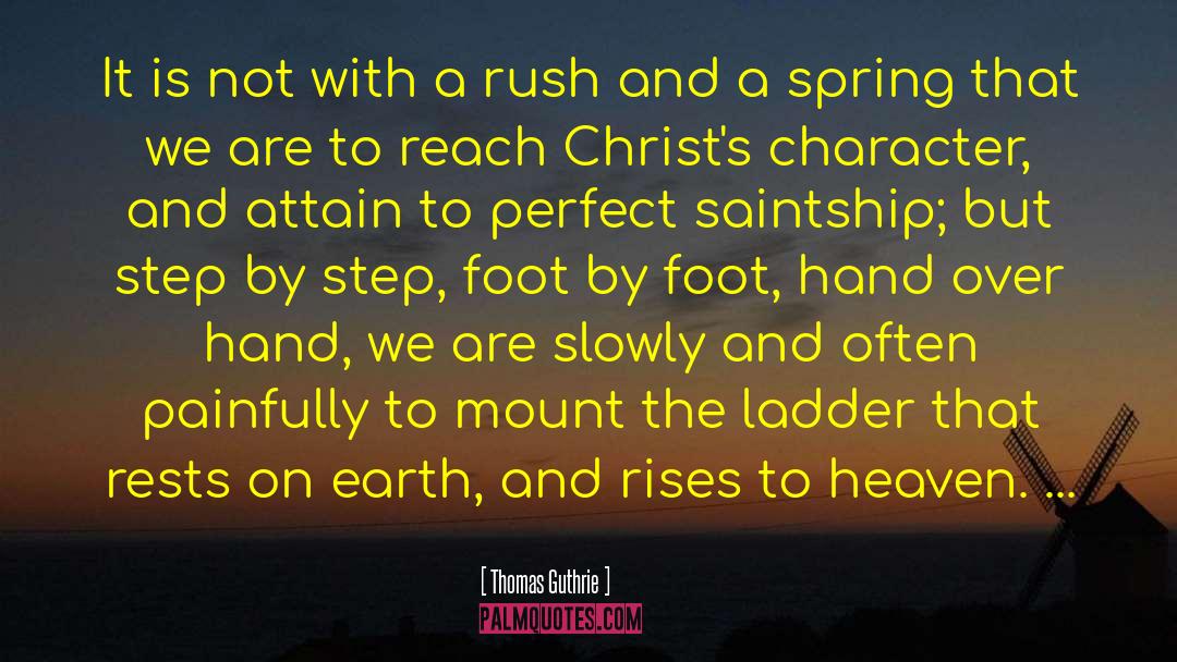 Saintship quotes by Thomas Guthrie