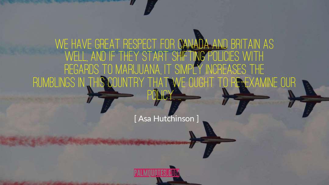 Saitoh Canada quotes by Asa Hutchinson