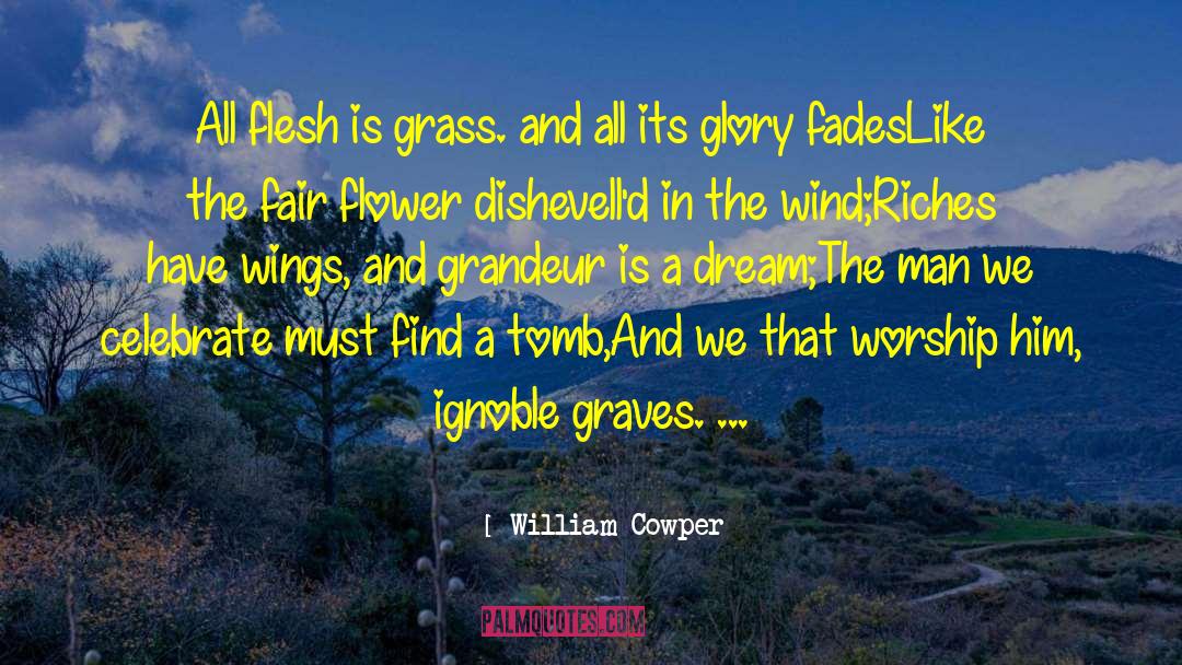 Saladins Tomb quotes by William Cowper