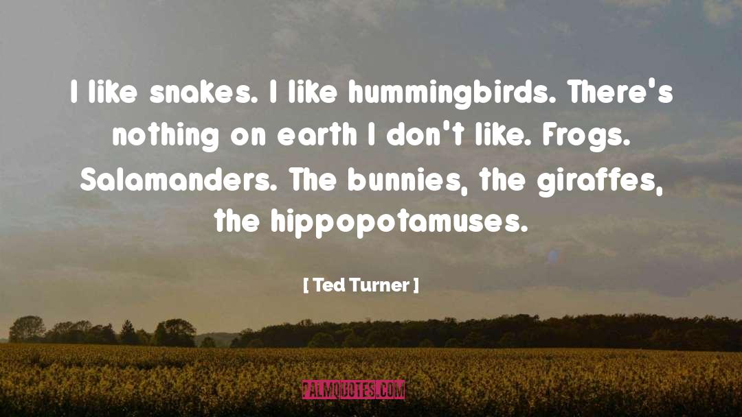 Salamanders quotes by Ted Turner