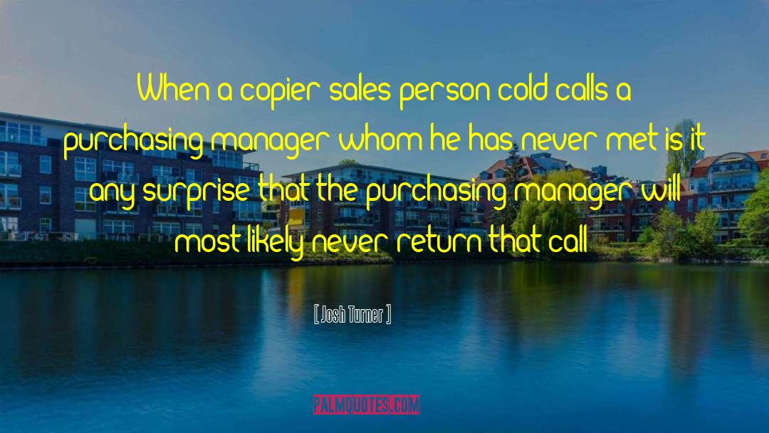 Sales Person quotes by Josh Turner