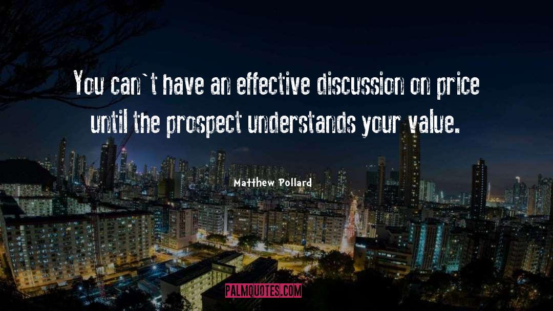 Sales Pitch quotes by Matthew Pollard