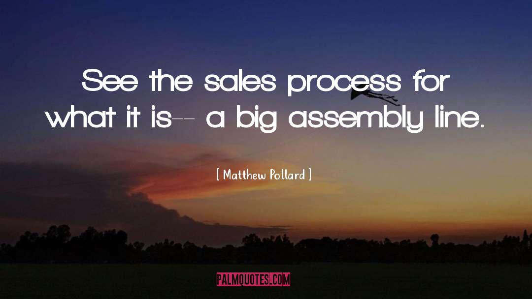 Sales quotes by Matthew Pollard