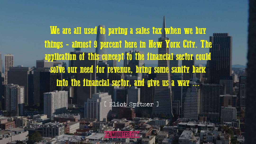 Sales Tax quotes by Eliot Spitzer