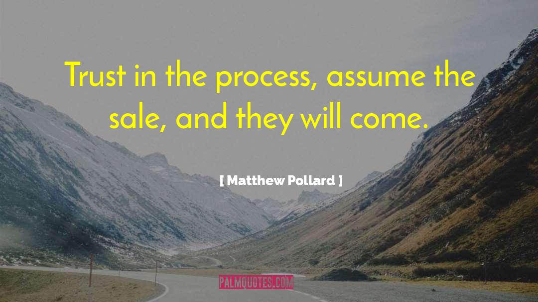 Sales Tips quotes by Matthew Pollard