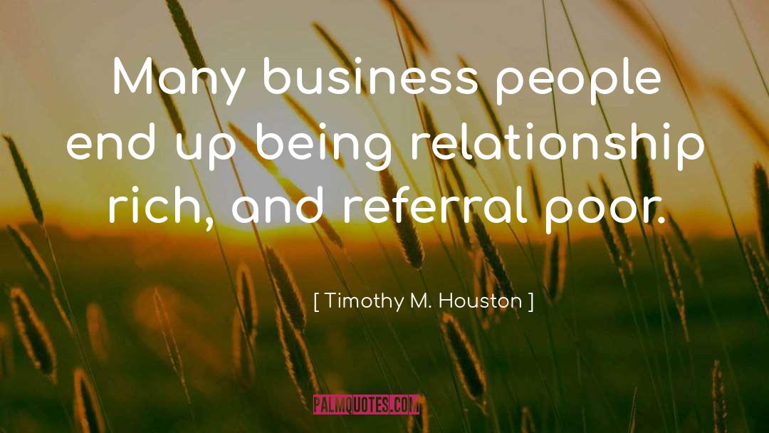 Sales Training quotes by Timothy M. Houston