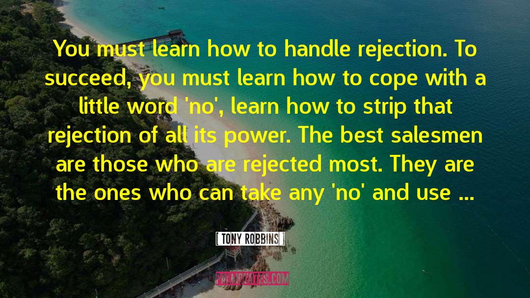 Salesmen quotes by Tony Robbins