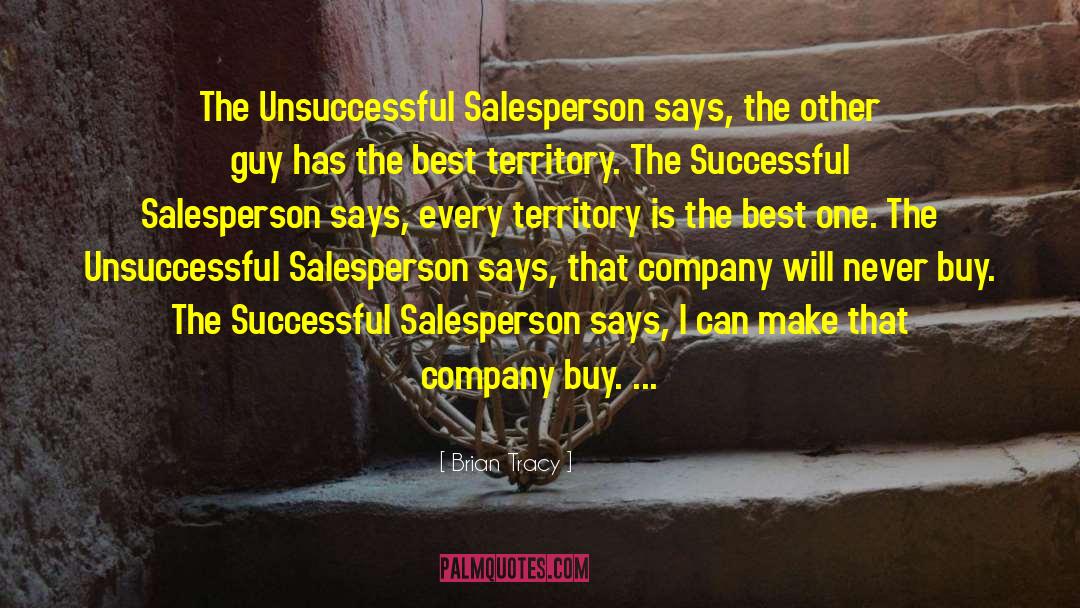 Salesperson quotes by Brian Tracy