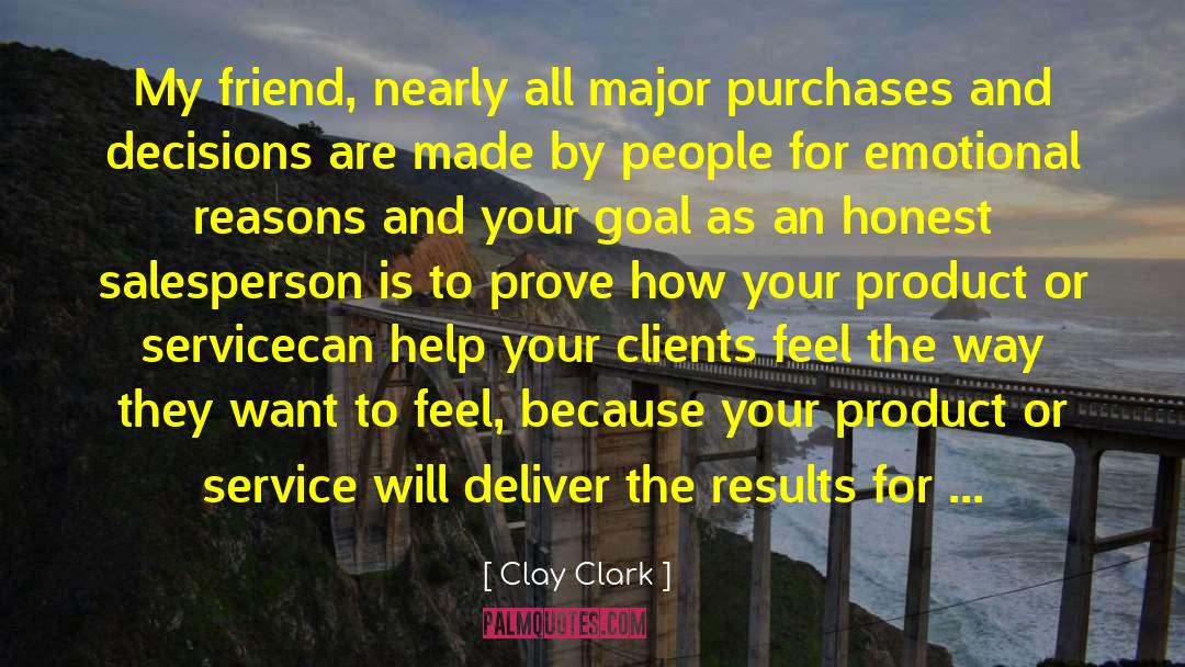 Salesperson quotes by Clay Clark