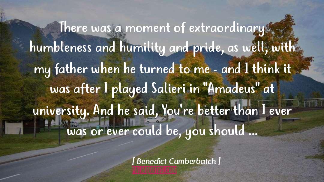 Salieri quotes by Benedict Cumberbatch