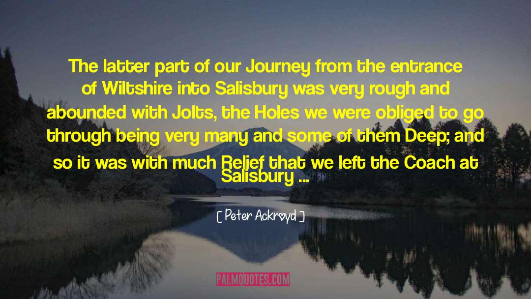 Salisbury quotes by Peter Ackroyd