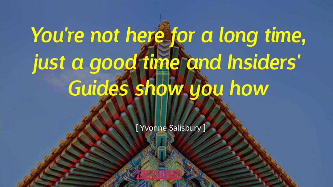 Salisbury quotes by Yvonne Salisbury