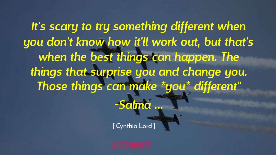 Salma Deera quotes by Cynthia Lord