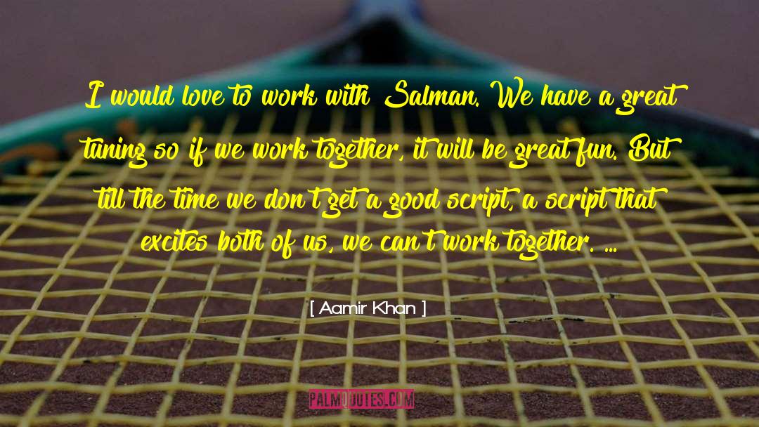 Salman Khan Dabangg quotes by Aamir Khan