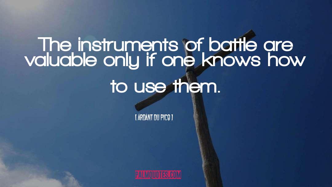 Salmeen Instruments quotes by Ardant Du Picq