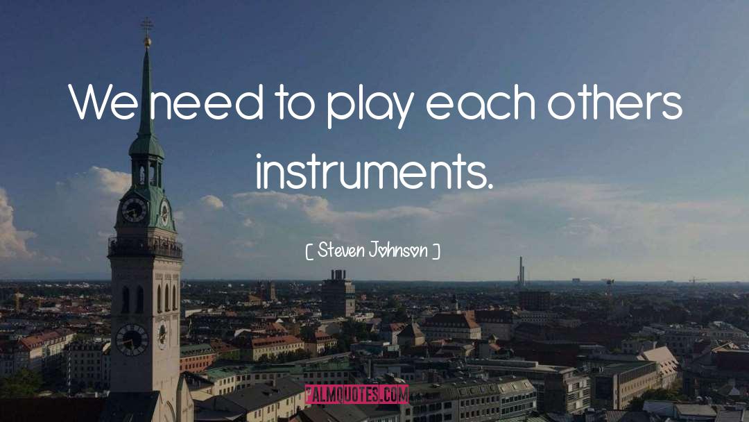 Salmeen Instruments quotes by Steven Johnson
