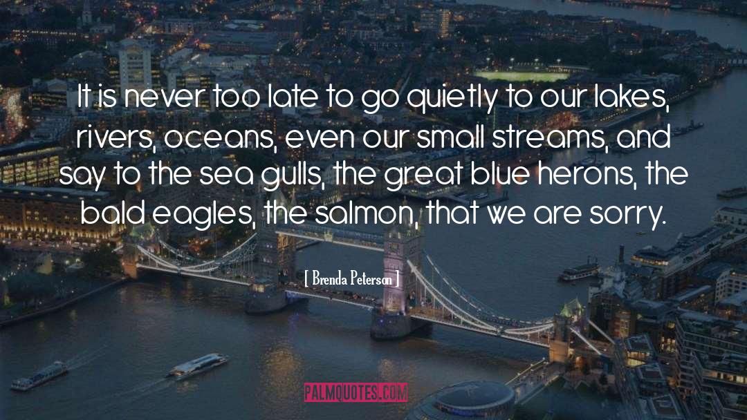 Salmon quotes by Brenda Peterson