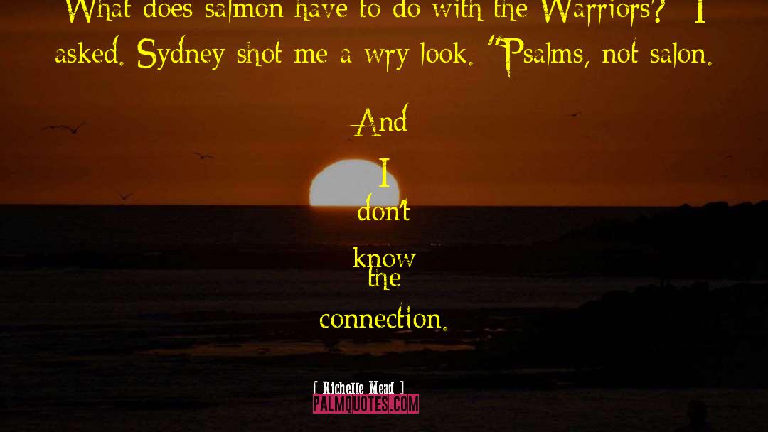 Salmon quotes by Richelle Mead