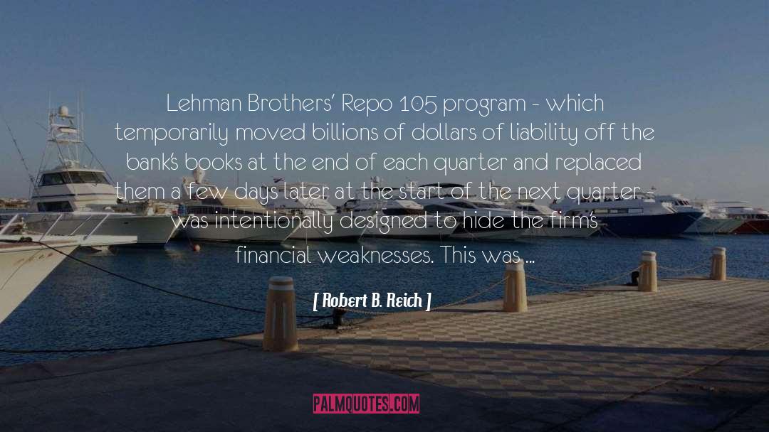 Salomon Brothers quotes by Robert B. Reich