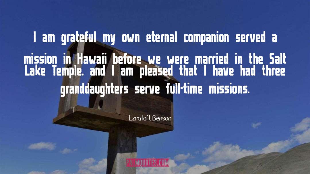 Salt Lake City quotes by Ezra Taft Benson