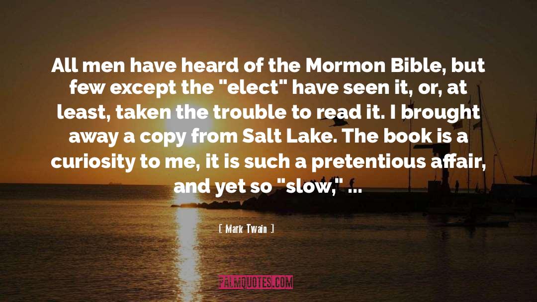 Salt Lake City quotes by Mark Twain
