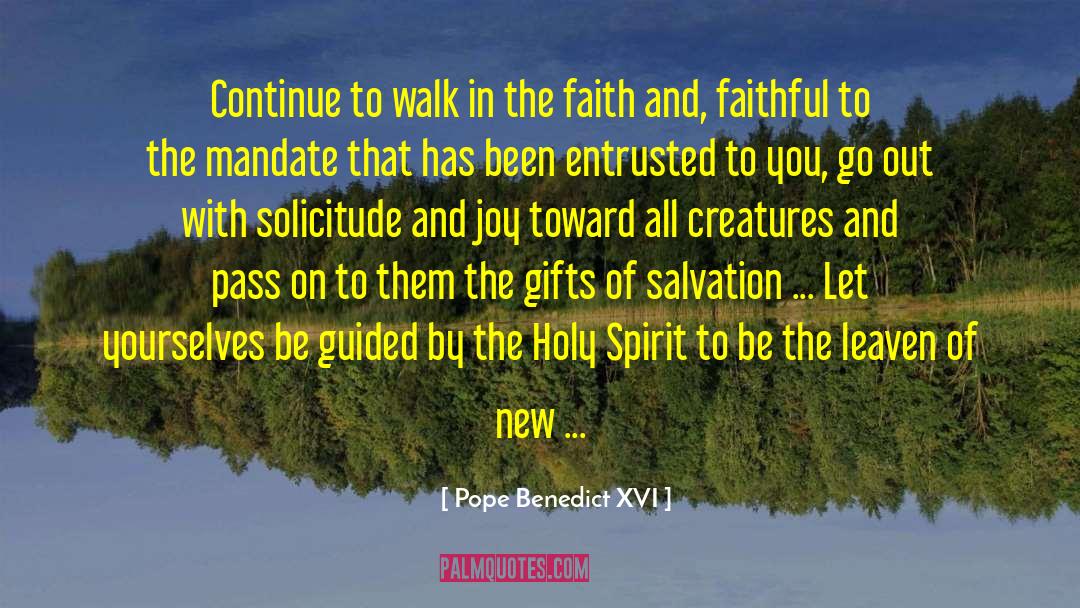 Salt Of The Earth quotes by Pope Benedict XVI
