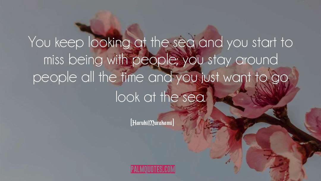 Saltwater And Sea quotes by Haruki Murakami