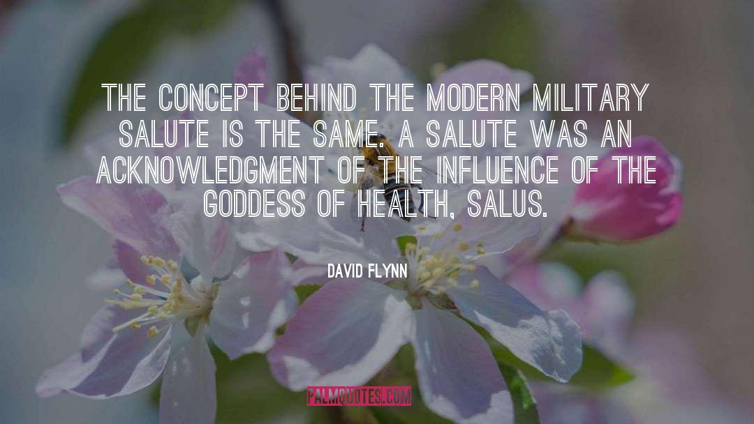 Salute quotes by David Flynn